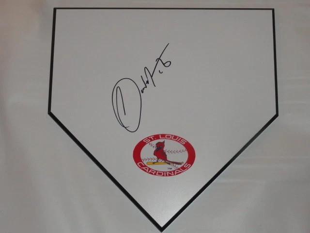 CARLOS MARTINEZ SIGNED HOME PLATE ST. LOUIS CARDINALS ALL STAR PROOF