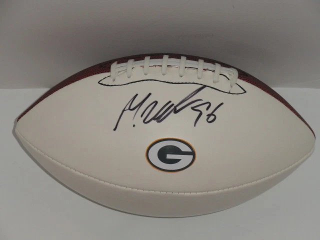 MUHAMMAD WILKERSON SIGNED FOOTBALL GREEN BAY PACKERS AUTOGRAPHED PRO BOWL
