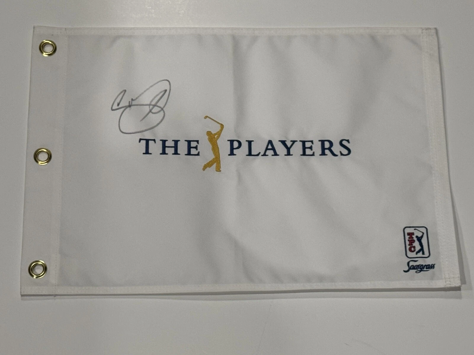JASON DAY SIGNED THE PLAYERS CHAMPIONSHIP PIN FLAG 2016 CHAMPION PROOF JSA COA