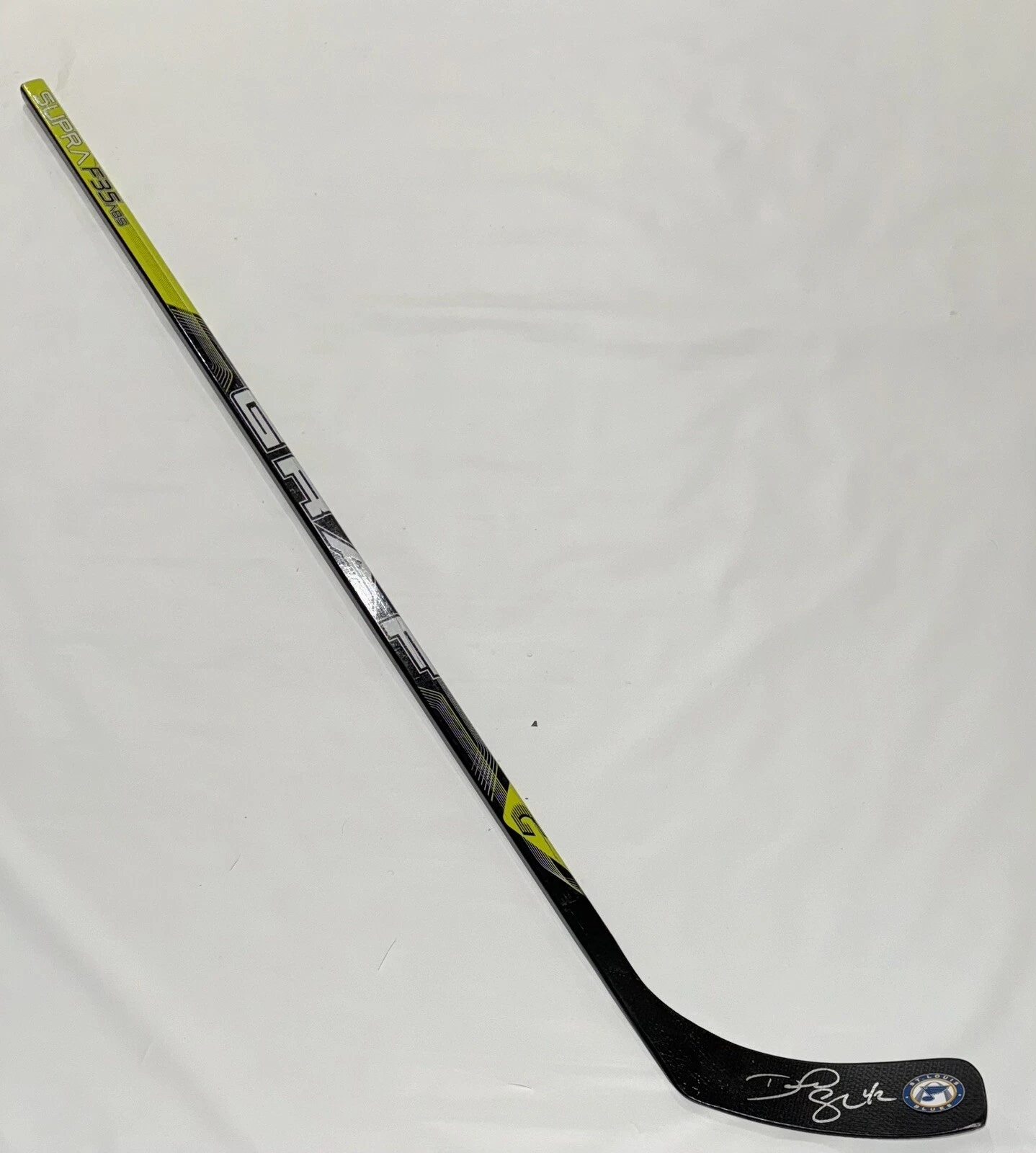 DAVID BACKES SIGNED FULL-SIZE HOCKEY STICK ST LOUIS BLUES PROOF AUTOGRAPHED