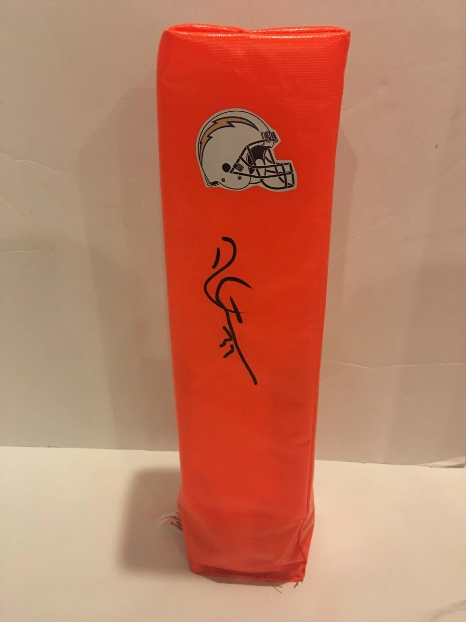 DERWIN JAMES SIGNED TOUCHDOWN PYLON LOS ANGELES CHARGERS SAN DIEGO PROOF