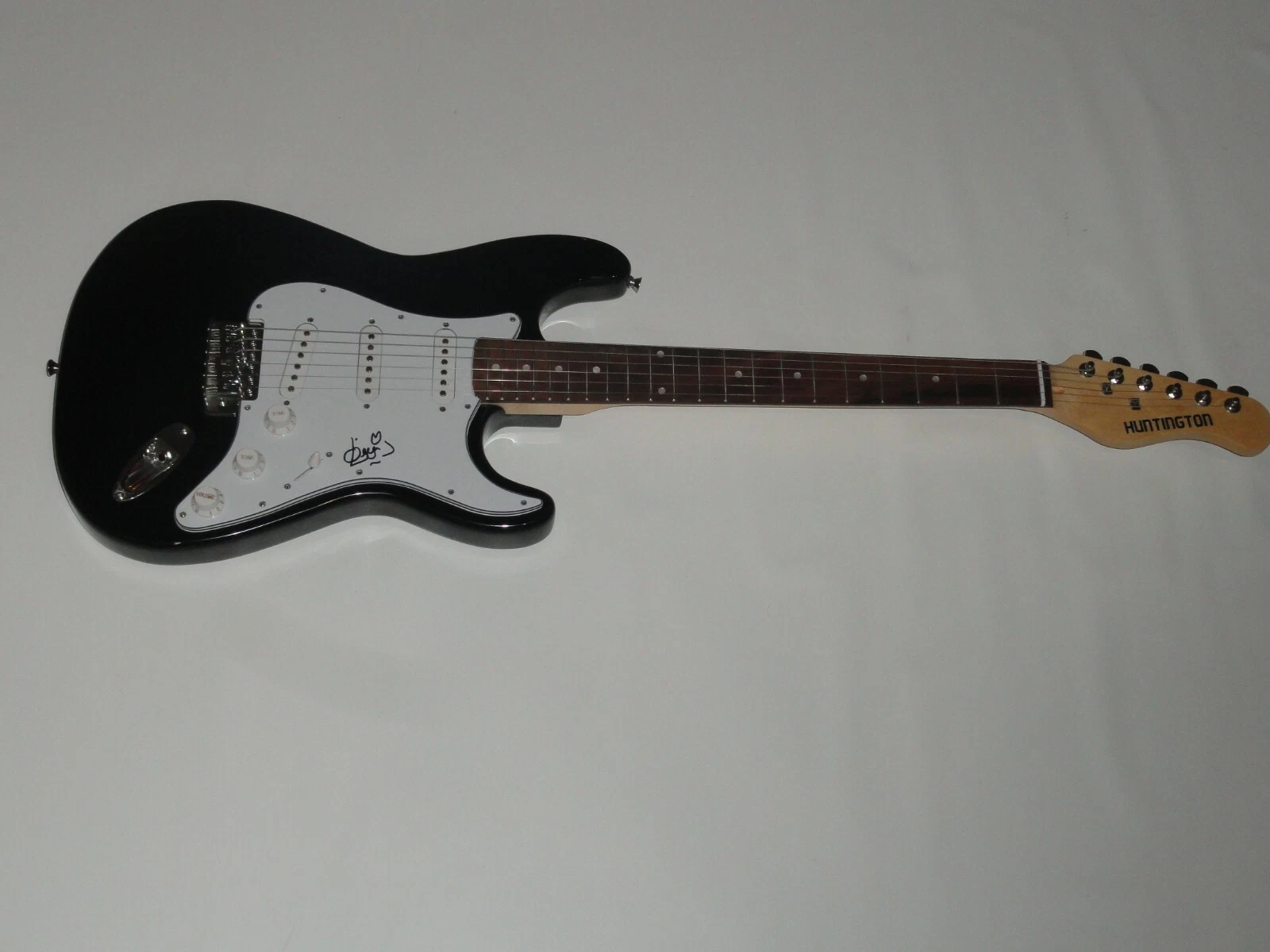 DEENA JAKOUB SIGNED BLACK ELECTRIC GUITAR VERIDIA EXACT PROOF VERY RARE