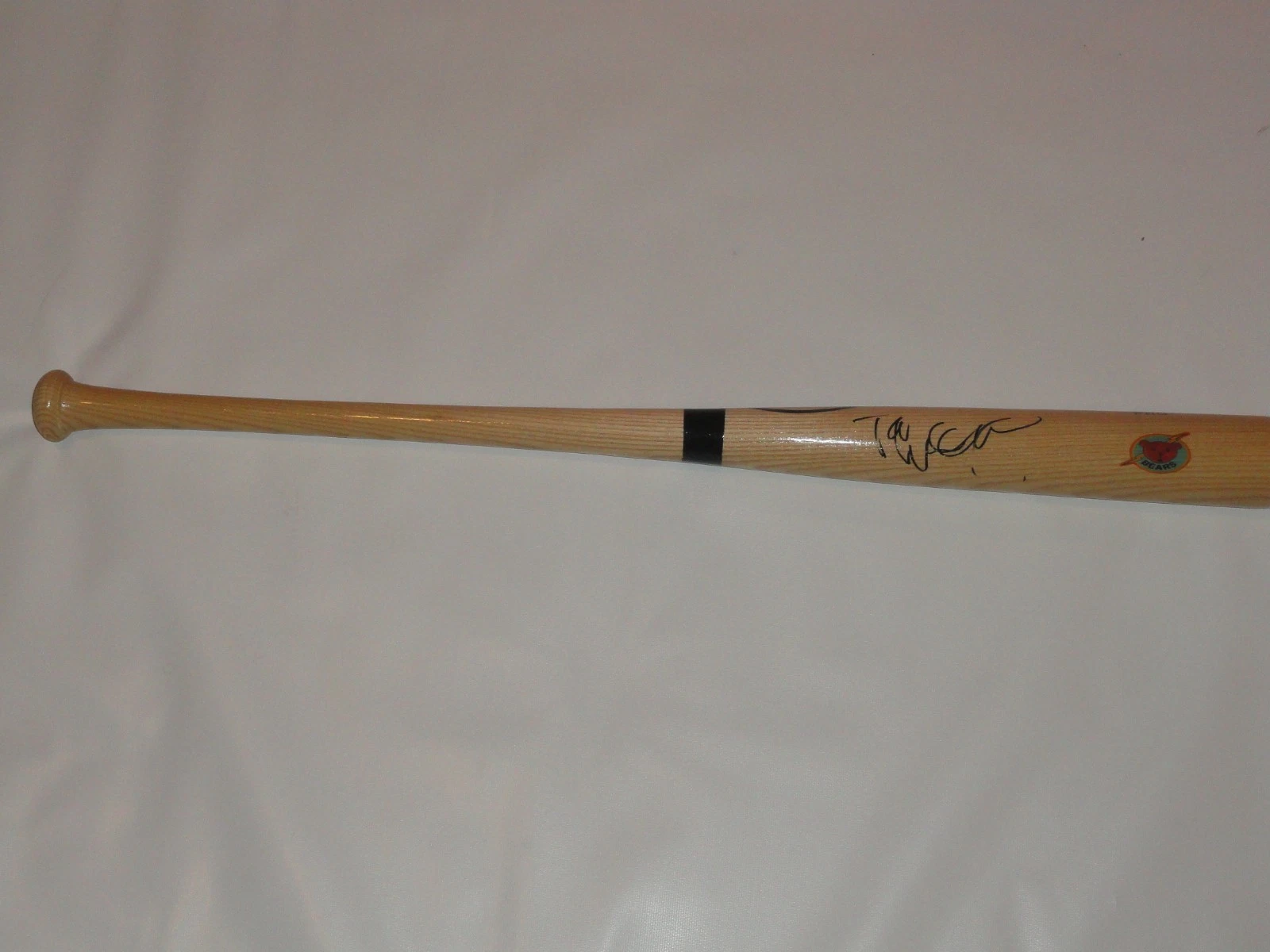 TATUM O'NEAL SIGNED RAWLINGS TAN BAT BAD NEWS BEARS EXACT PROOF AMANDA RARE