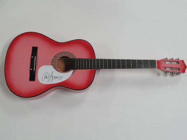 RAELYNN SIGNED HOT PINK ACOUSTIC GUITAR THE VOICE EXACT PROOF AUTOGRAPHED