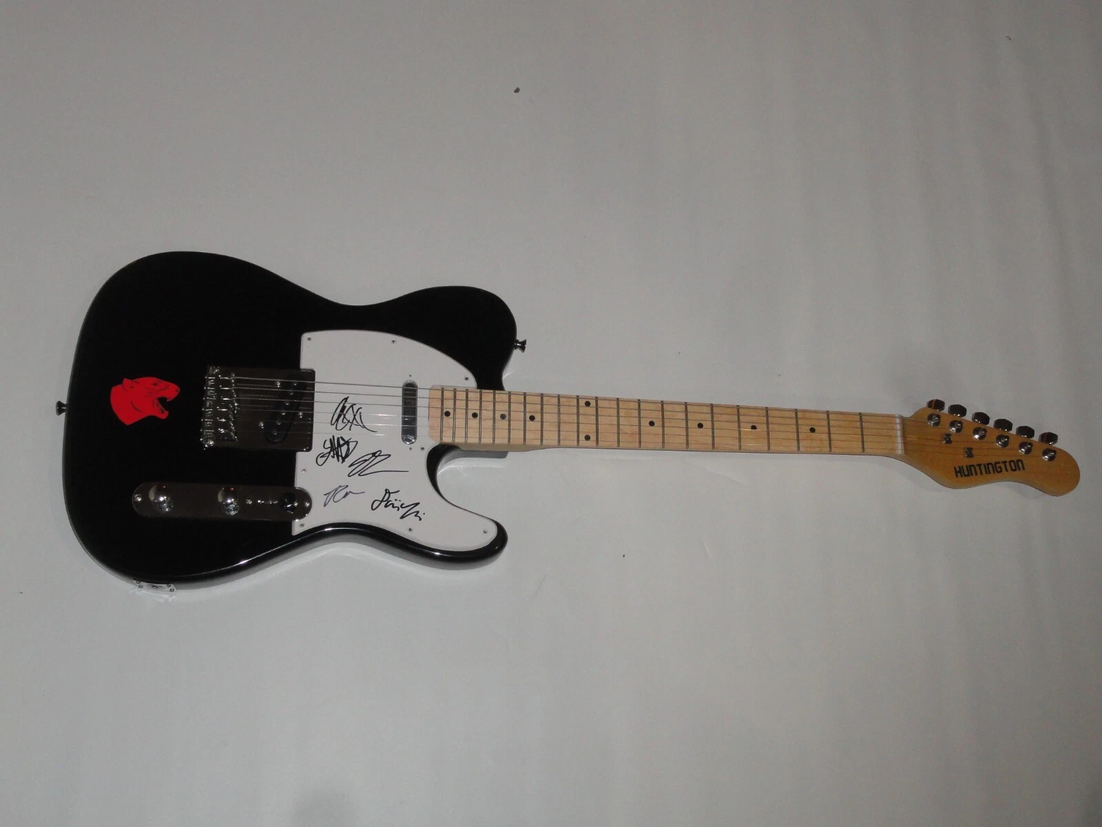 CODE ORANGE SIGNED BLACK ELECTRIC GUITAR JAMI MORGAN REBA MEYERS ALL 5 JSA COA 1