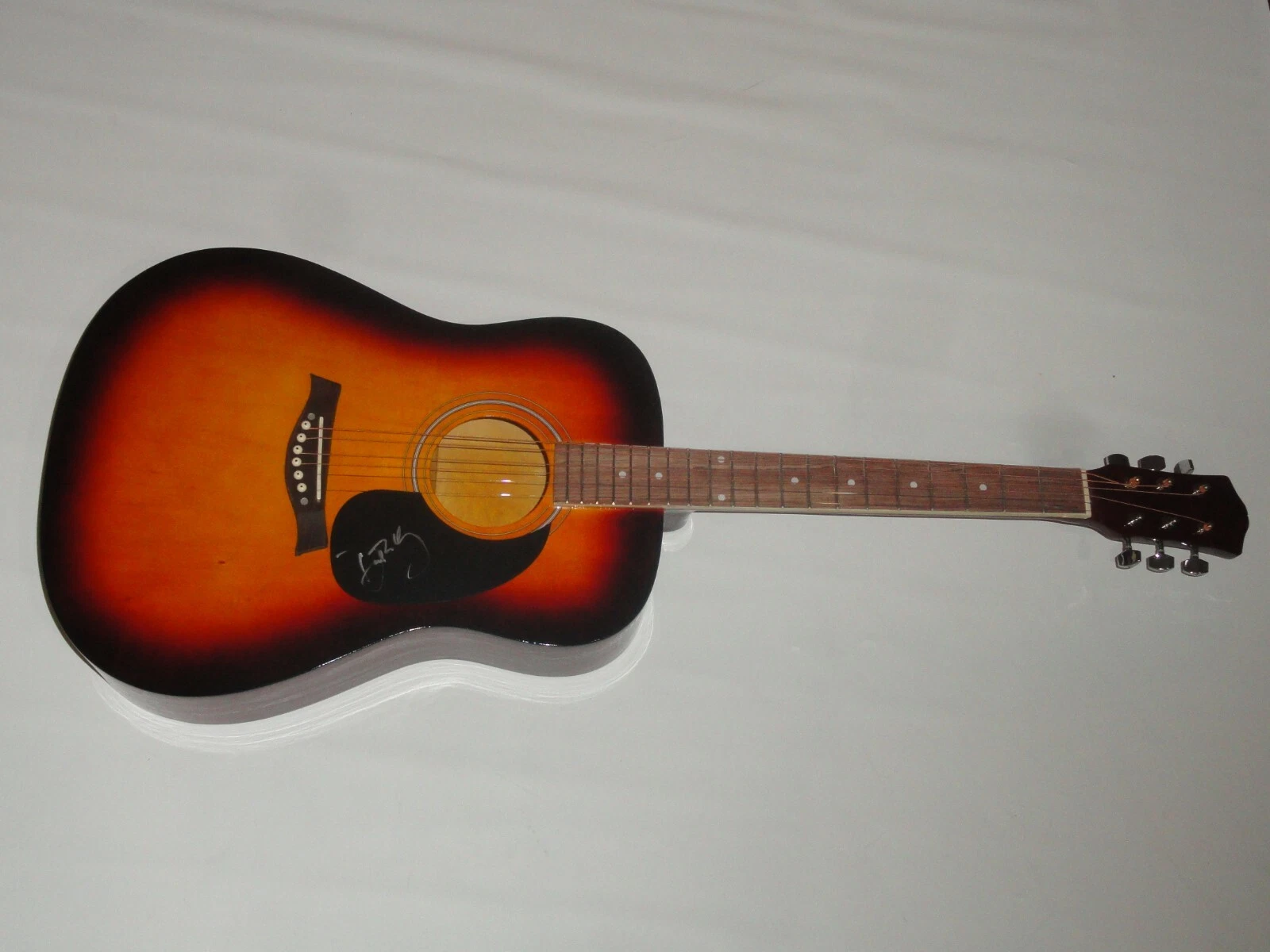 DAVID LEE MURPHY SIGNED FULL-SIZE SUNBURST ACOUSTIC GUITAR COUNTRY STAR PSA COA