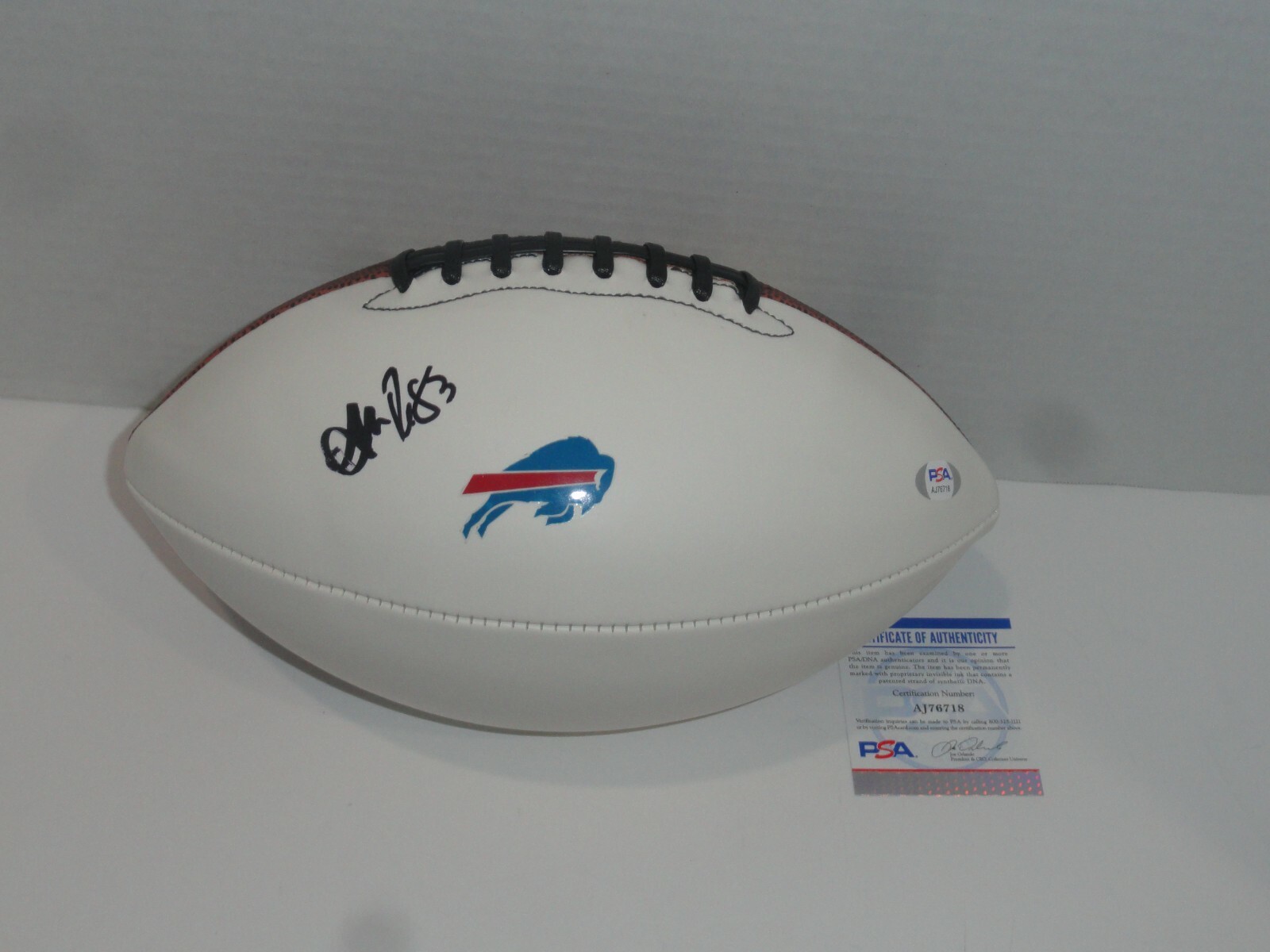 ANDRE REED SIGNED FOOTBALL BUFFALO BILLS HOF AUTOGRAPHED PSA COA
