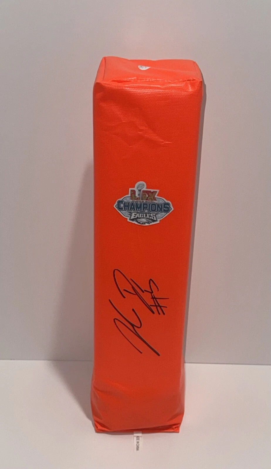 JAHAN DOTSON SIGNED TOUCHDOWN PYLON WASHINGTON COMMANDERS PROOF JSA COA