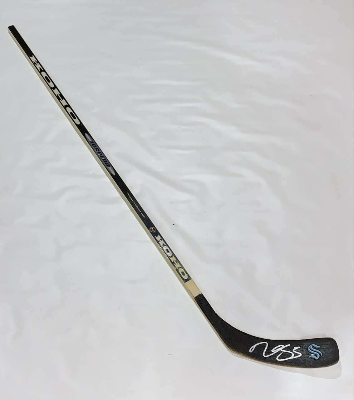 MARK GIORDANO SIGNED KOHO HOCKEY STICK SEATTLE KRAKEN AUTOGRAPHED PROOF PSA COA