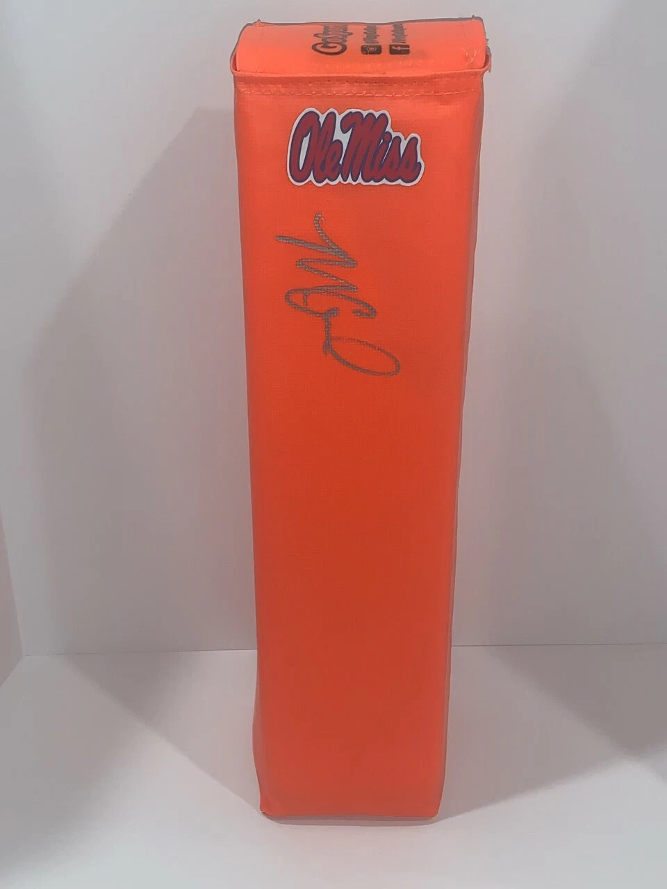 MATT CORRAL SIGNED TOUCHDOWN PYLON MISSISSIPPI REBELS OLE MISS STAR JSA COA
