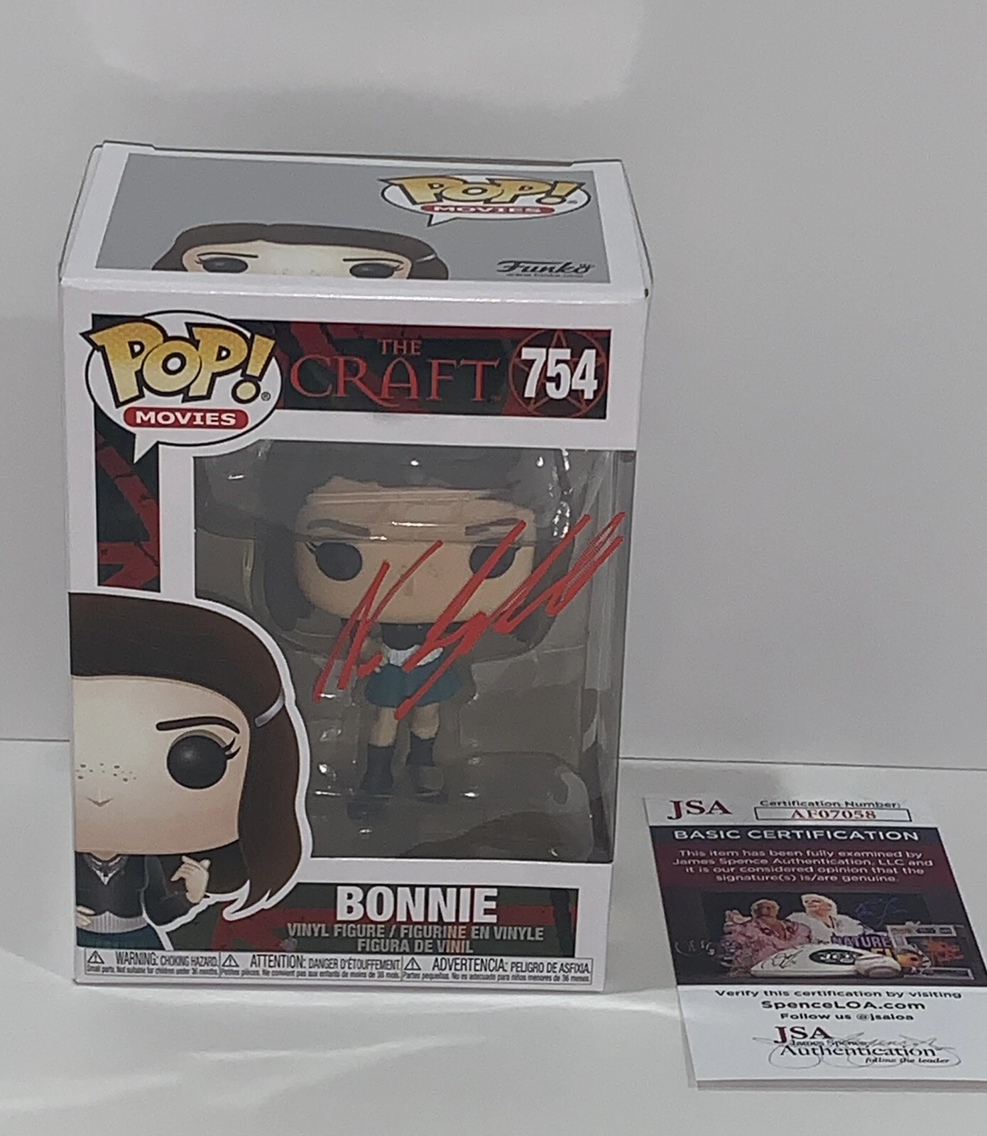 NEVE CAMPBELL AUTOGRAPHED FUNKO POP BONNIE 754 THE CRAFT SIGNED JSA COA