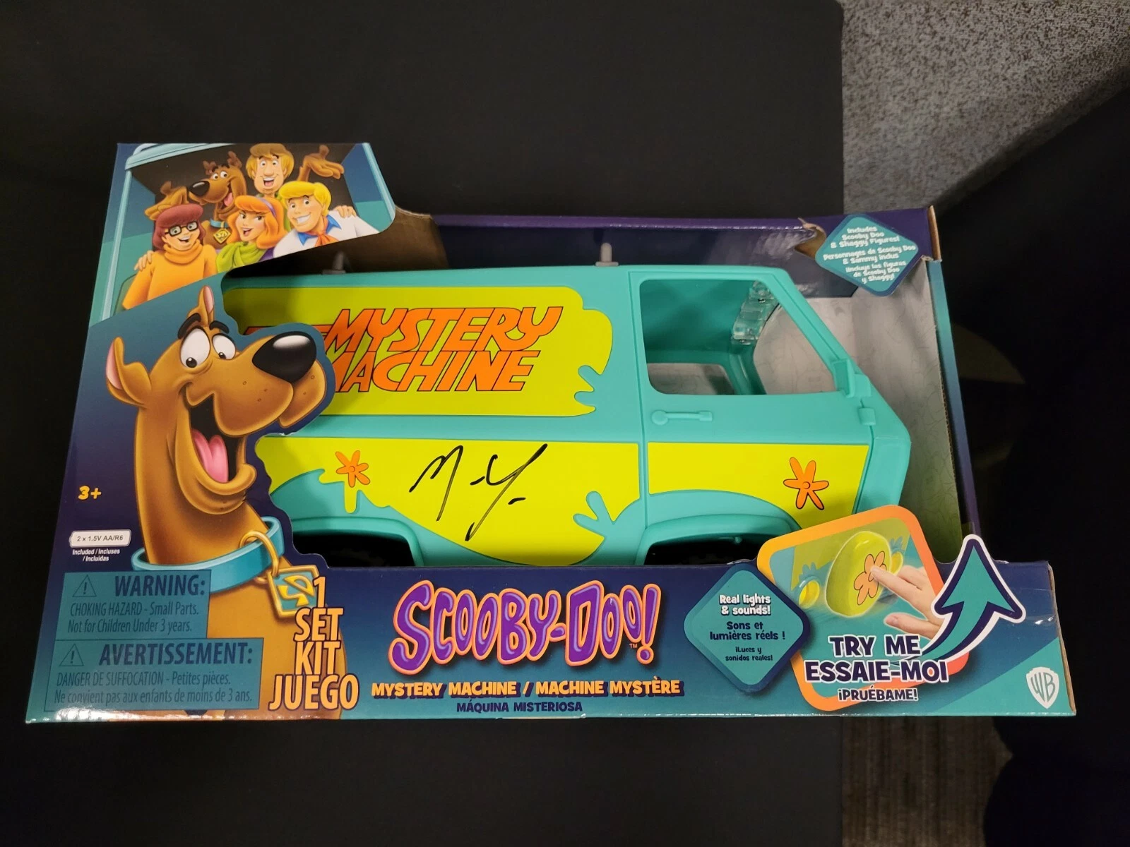 MATTHEW LILLARD AUTOGRAPHED SCOOBY DOO MYSTERY MACHINE BRAND NEW SIGNED JSA COA