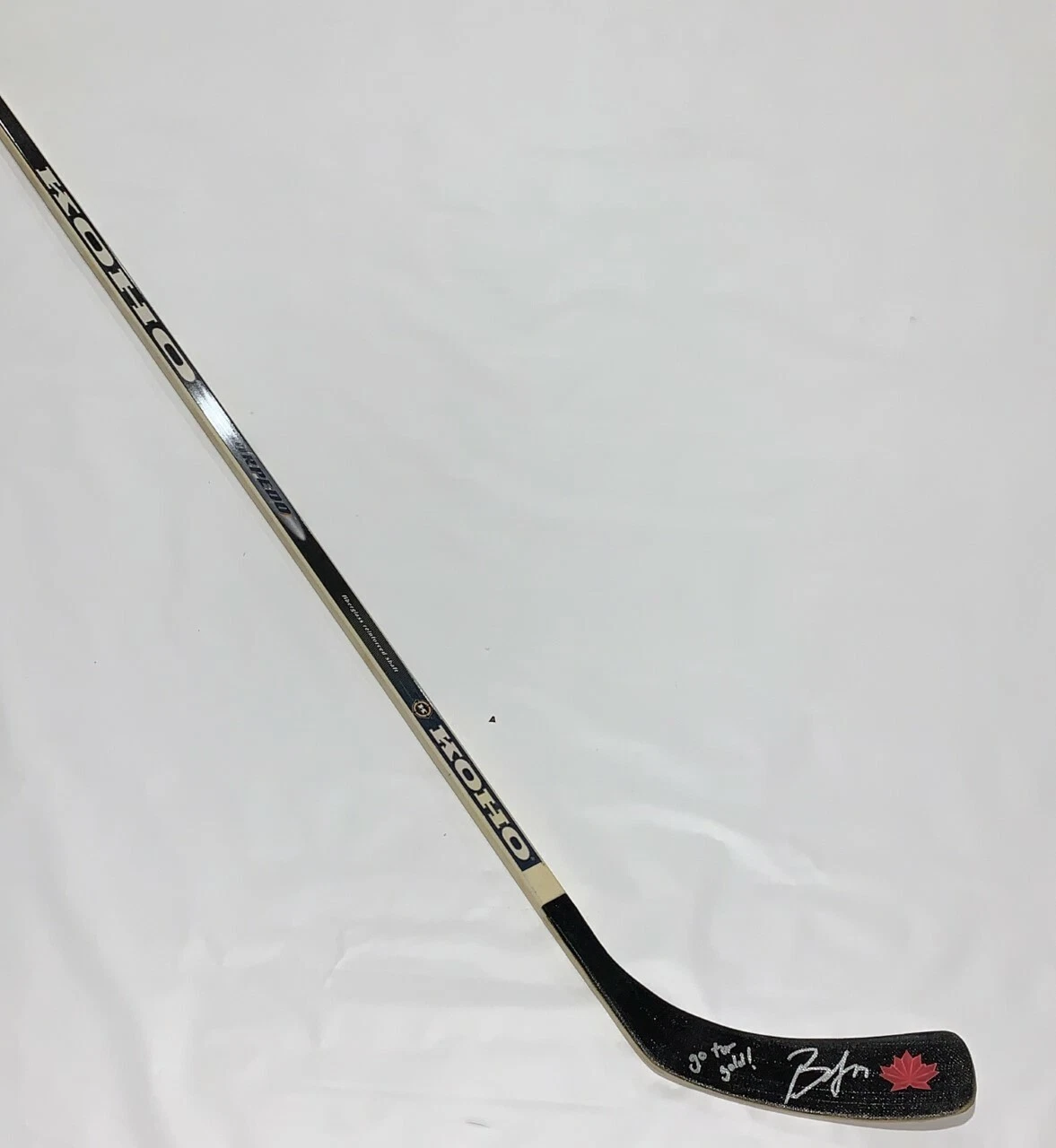 BRIANNE JENNER SIGNED HOCKEY STICK TEAM CANADA 2022 OLYMPICS BEIJING MVP PSA COA