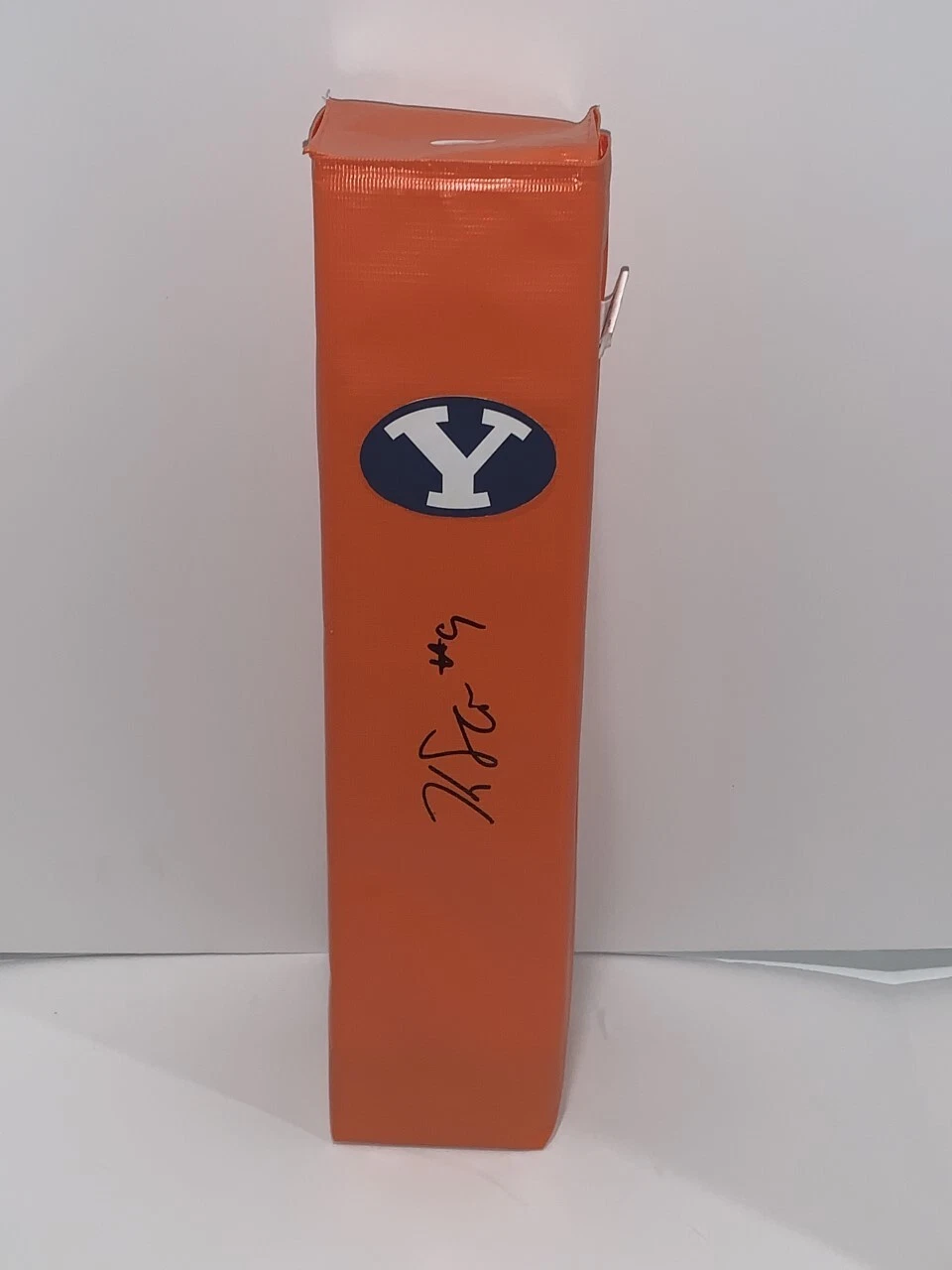 KEDON SLOVIS SIGNED TOUCHDOWN PYLON BYU COUGARS PROOF FOOTBALL JSA COA
