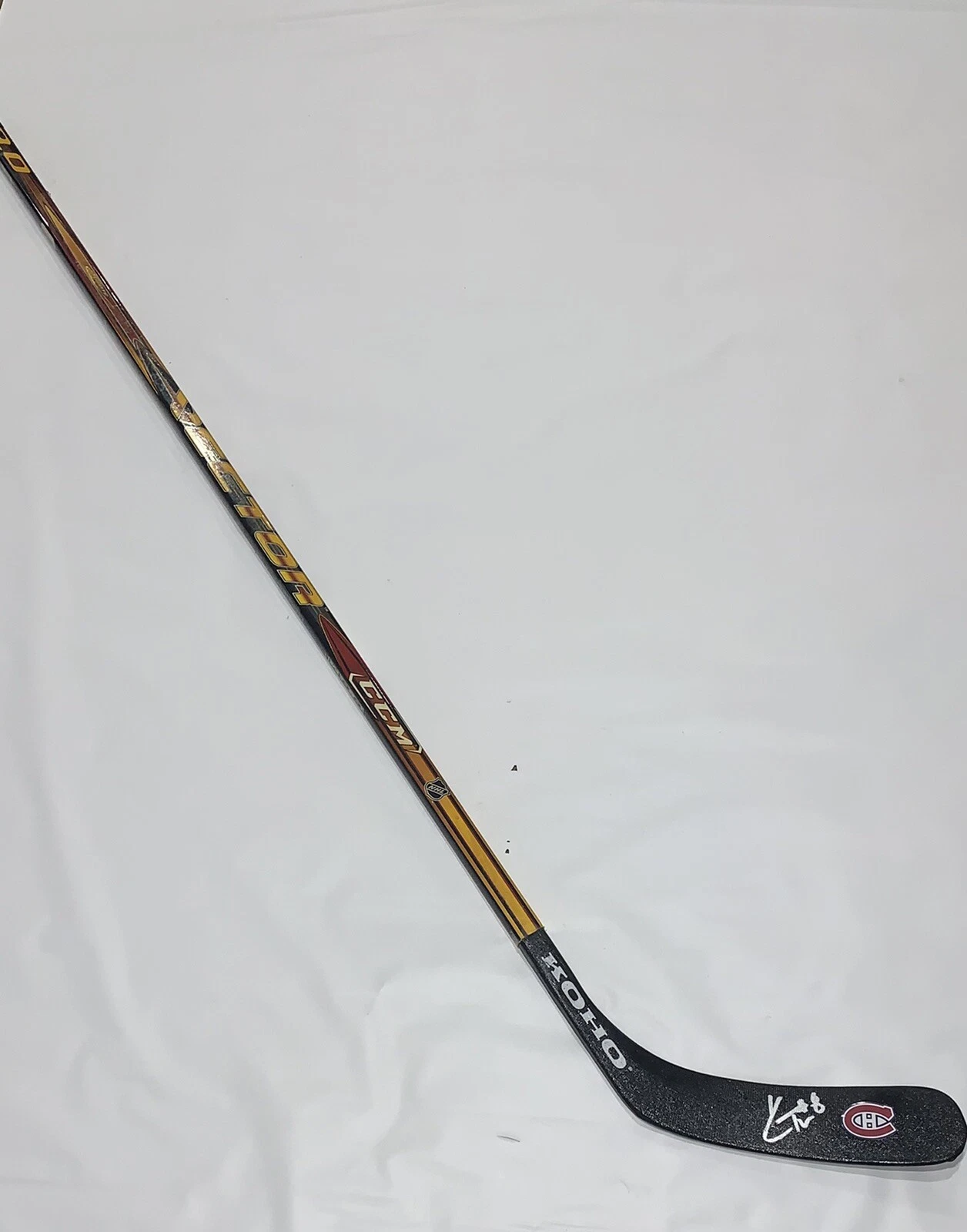 KIRBY DACH SIGNED CCM HOCKEY STICK MONTREAL CANADIENS AUTOGRAPHED PROOF