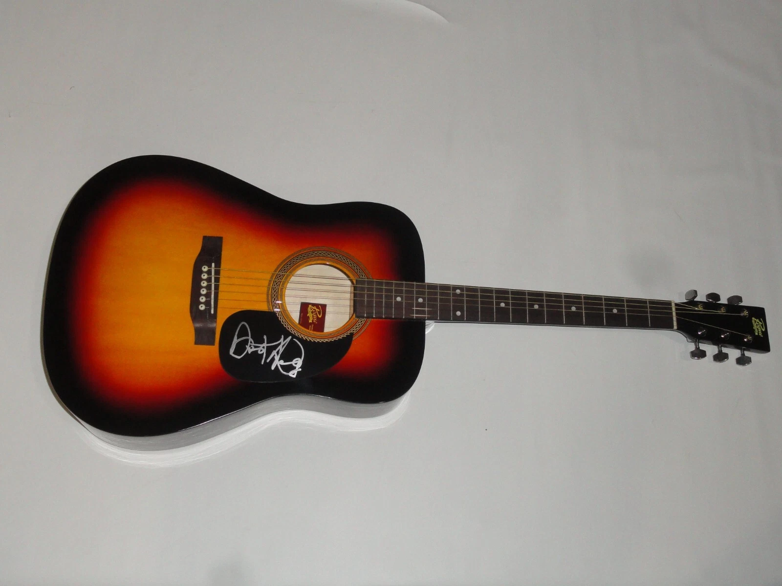 DERMOT KENNEDY SIGNED SUNBURST ACOUSTIC GUITAR WITHOUT FEAR PROOF JSA COA
