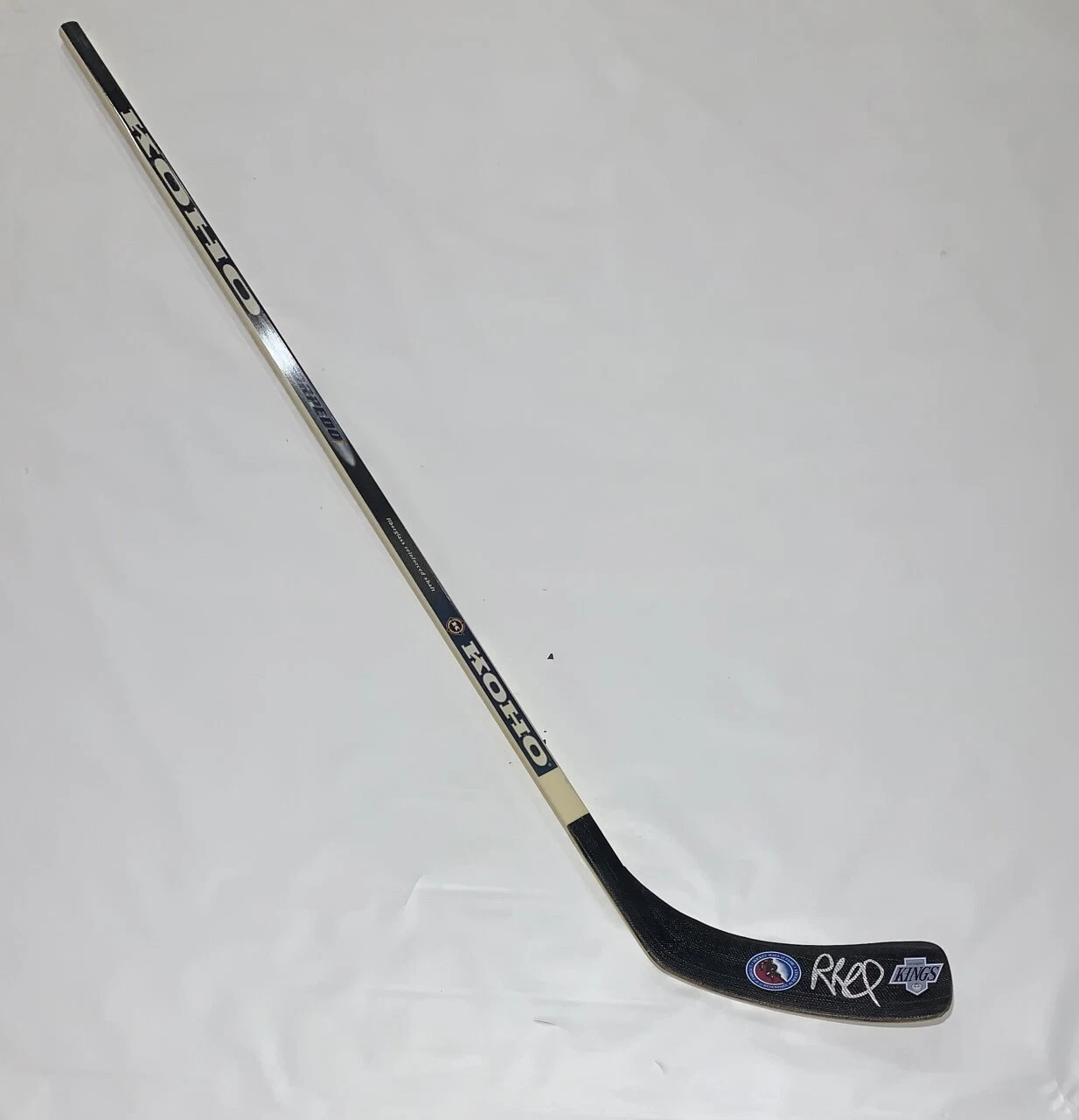 ROB BLAKE SIGNED HOCKEY STICK LOS ANGELES KINGS HOF AUTOGRAPHED PROOF