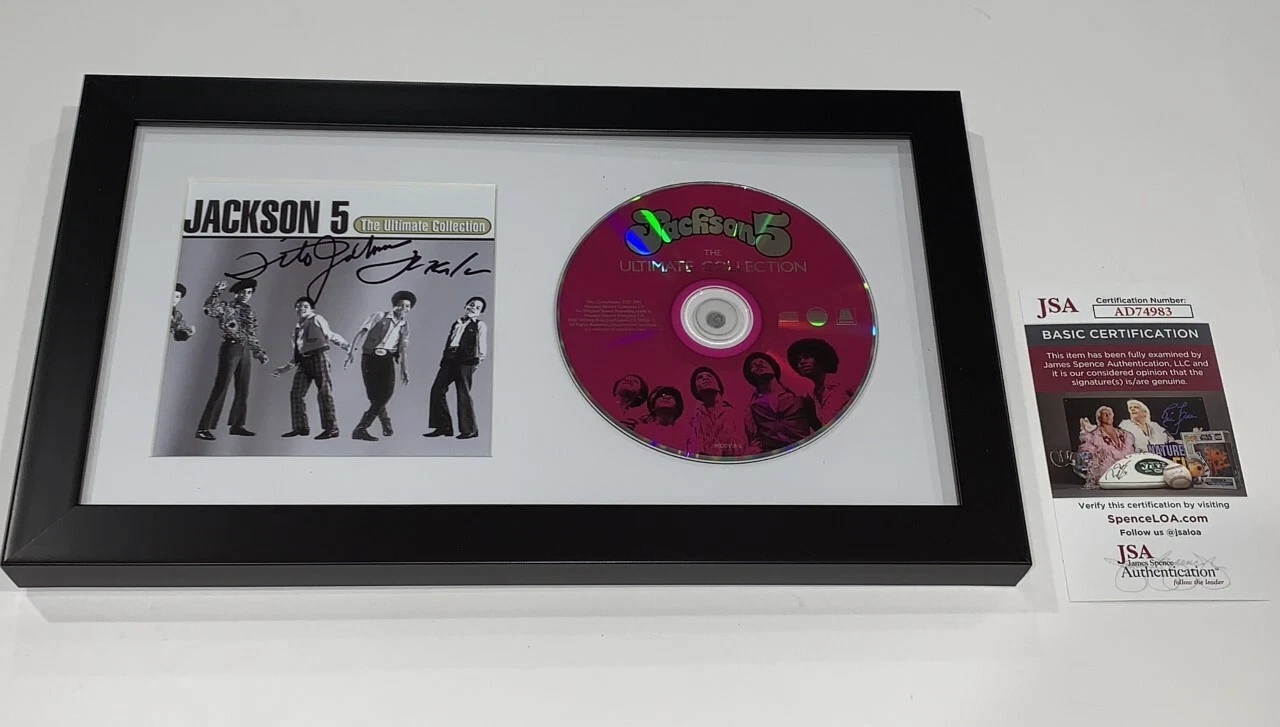 JACKSON 5 SIGNED FRAMED 