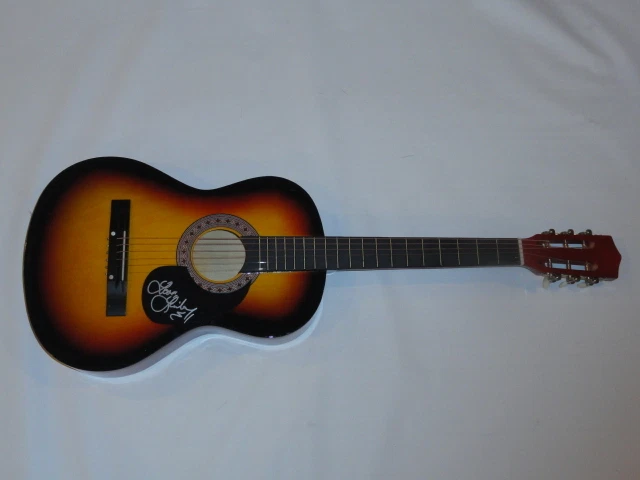 LINDSAY ELL SIGNED FULL-SIZE SUNBURST ACOUSTIC GUITAR COUNTRY SUPERSTAR CANADA