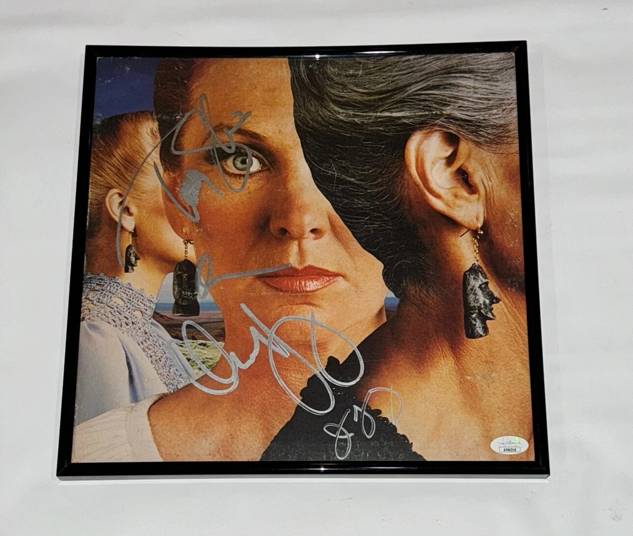 STYX SIGNED FRAMED PIECES OF EIGHT VINYL DENNIS DEYOUNG TOMMY SHAW 4X JSA COA