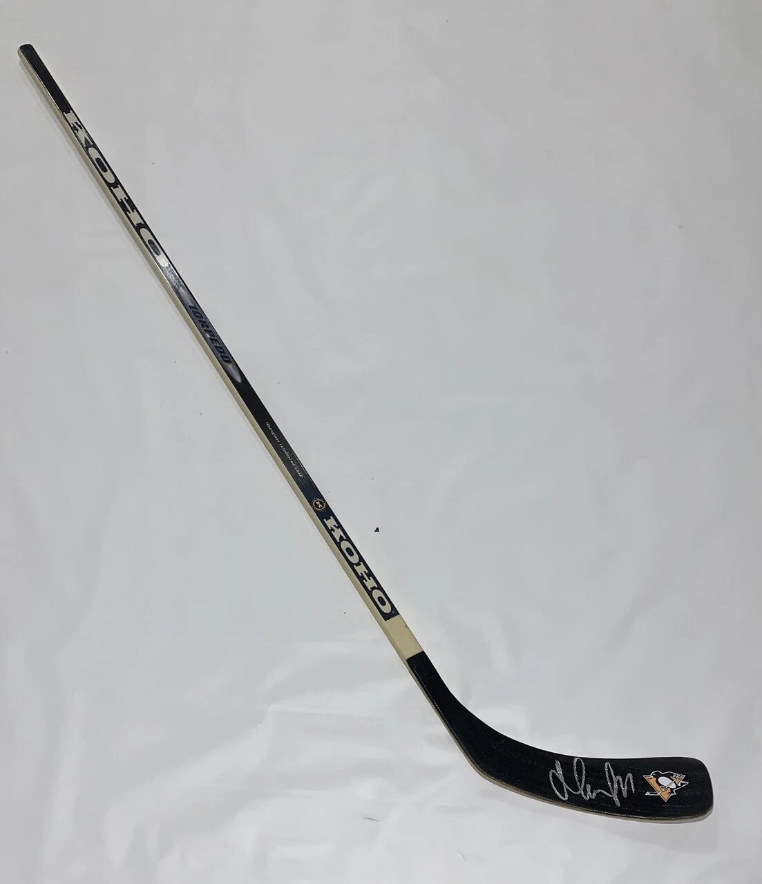 JEFF CARTER SIGNED HOCKEY STICK PITTSBURGH PENGUINS FULL SIGNATURE PROOF JSA COA