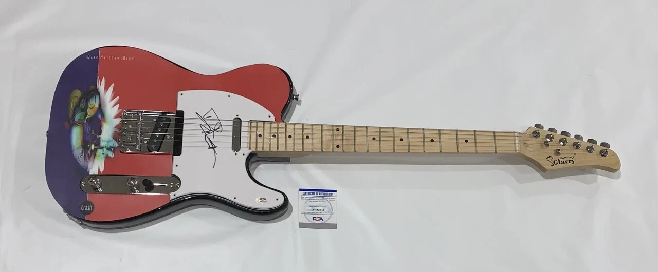 DAVE MATTHEWS SIGNED CUSTOM ELECTRIC GUITAR CRASH DAVE MATTHEWS BAND DMB PSA COA