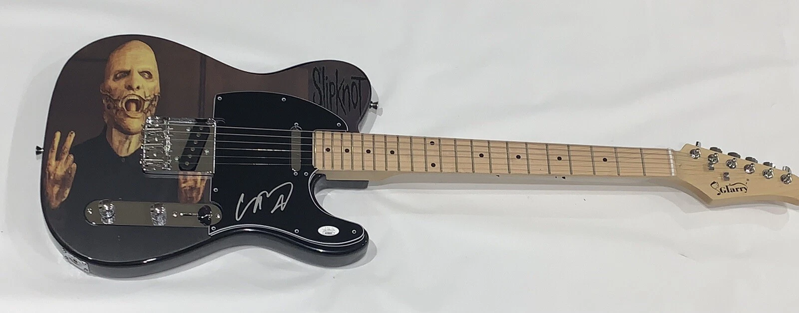 COREY TAYLOR SIGNED CUSTOM ELECTRIC GUITAR SLIPKNOT PROOF RARE JSA COA