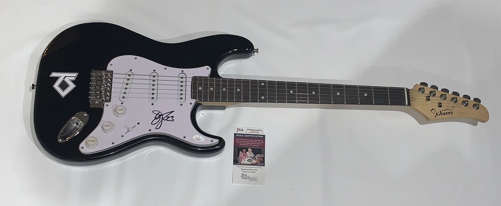 DEE SNIDER SIGNED BLACK ELECTRIC GUITAR TWISTED SISTER PROOF JSA COA