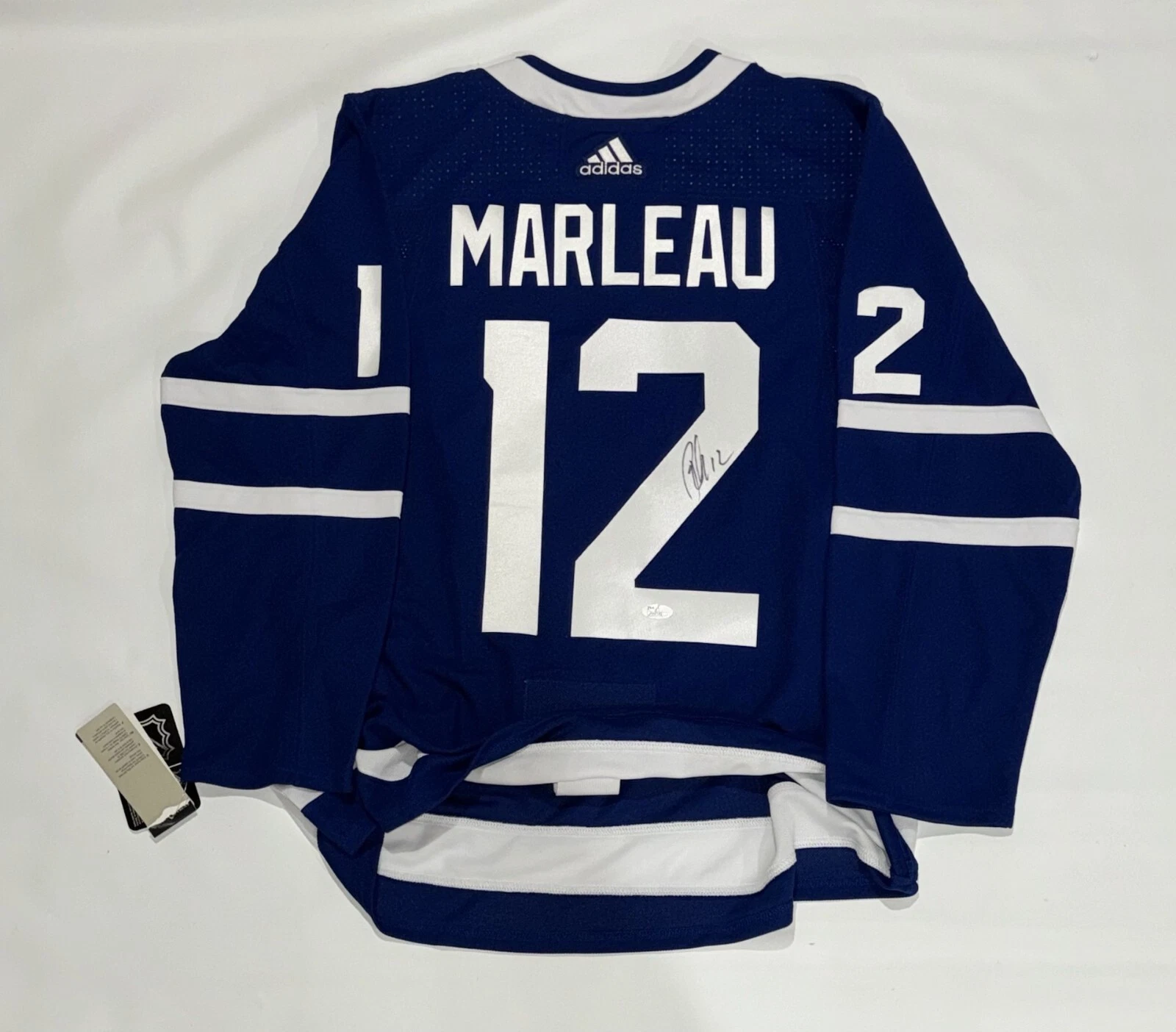 PATRICK MARLEAU SIGNED ADIDAS CLIMALITE TORONTO MAPLE LEAFS JERSEY JSA COA