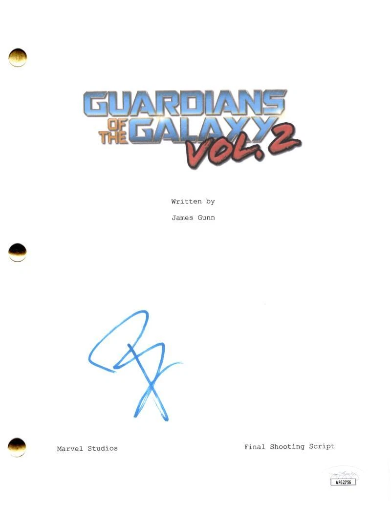 Bradley Cooper Signed Autograph Guardians of the Galaxy Vol 2 Movie Script - JSA