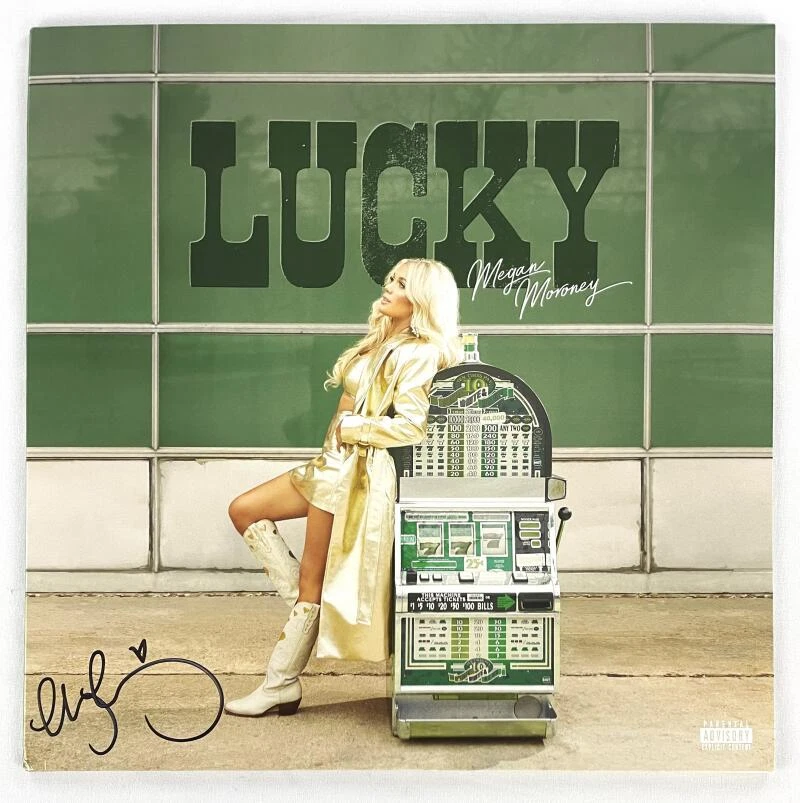 Megan Moroney Signed Autograph Album Vinyl Record LP - Lucky - JSA COA