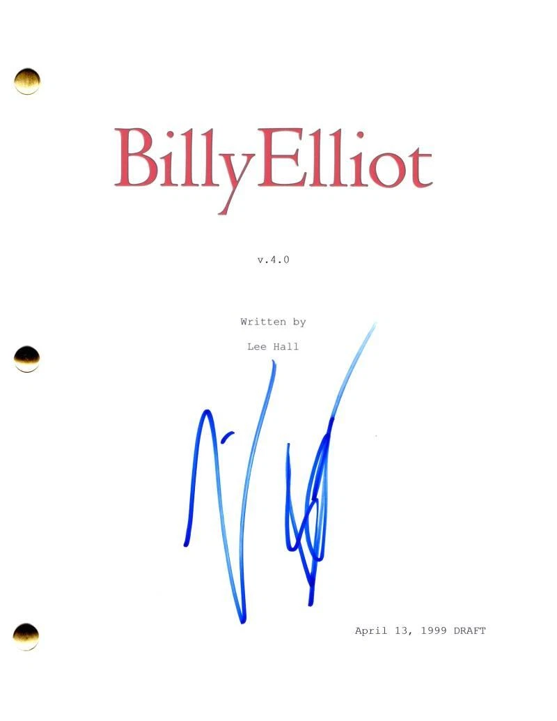 Jamie Bell Signed Autograph Billy Elliott Full Movie Script Screenplay
