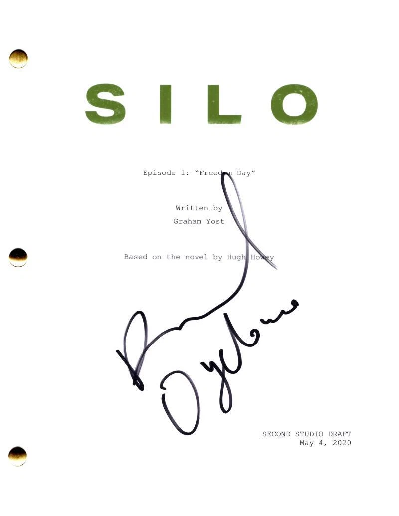 David Oyelowo Signed Autograph Silo Full Pilot Script Screenplay Holston Becker