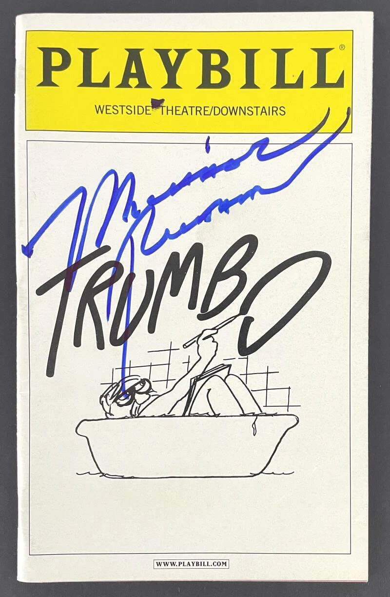 Michael Richards Signed Autograph Trumbo Original Playbill - Kramer Seinfeld JSA
