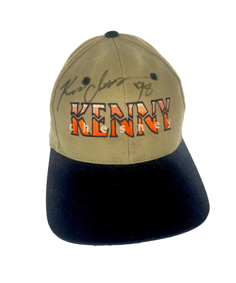 Kenny Chesney Signed Autograph Vintage Logo Baseball Hat Cap w/ JSA COA