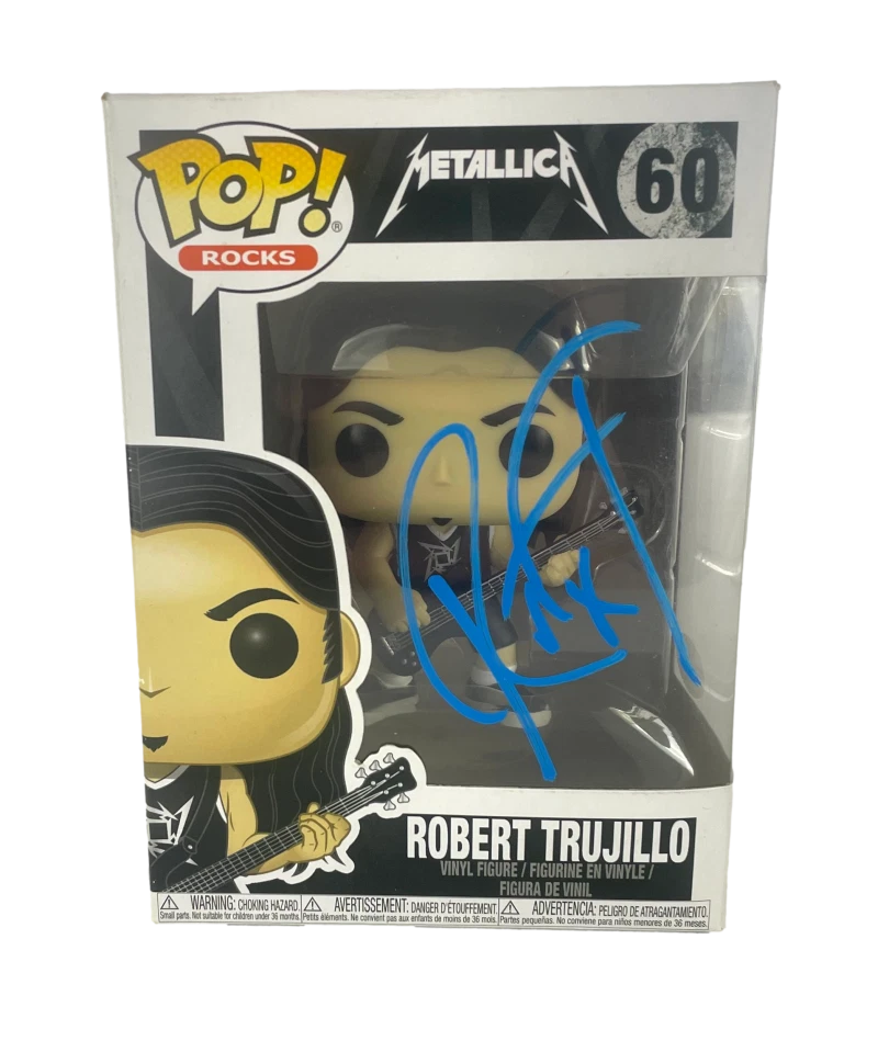 Robert Trujillo Signed Autograph Funko Pop 60 Metallica - Kill Em All w/ JSA COA