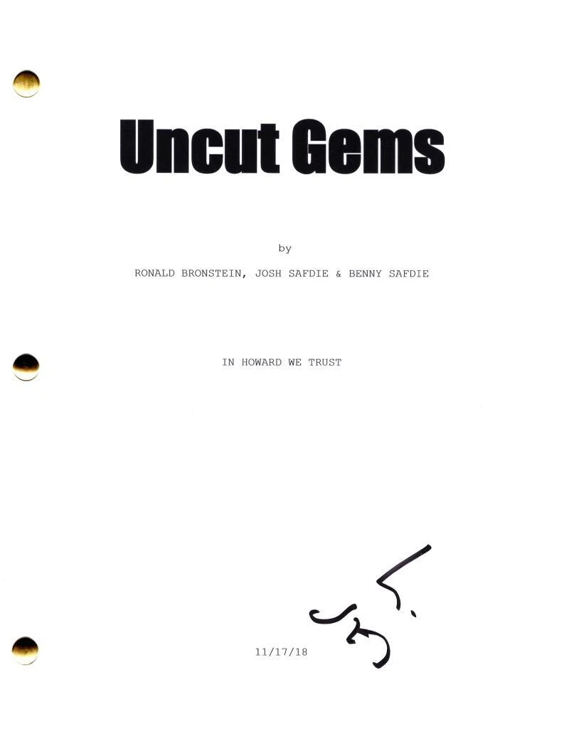 LaKeith Stanfield Signed Autograph Uncut Gems Movie Script Screenplay - Demany
