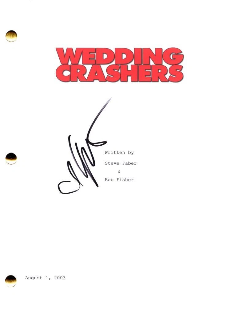 Isla Fisher Signed Autograph Wedding Crashers Full Movie Script Screenplay
