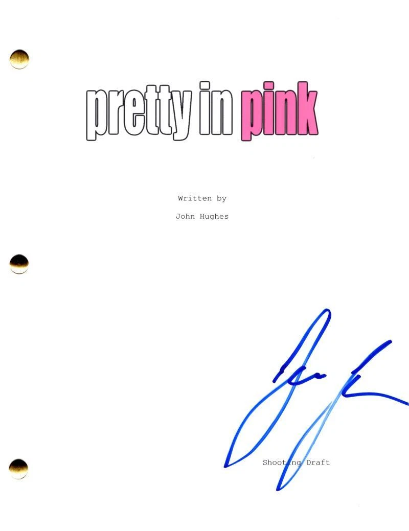 Jon Cryer Signed Autograph Pretty in Pink Full Movie Script Screenplay