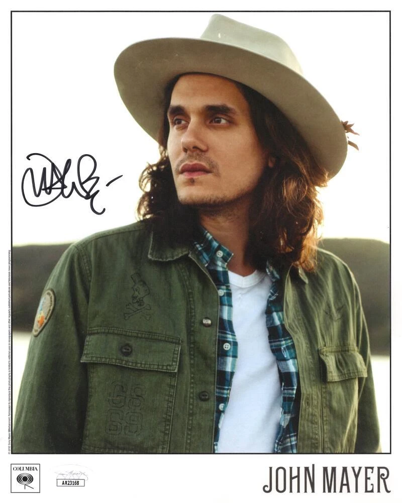 John Mayer Signed Autograph 8x10 Photo - Room For Squares Guitar God w/ JSA COA