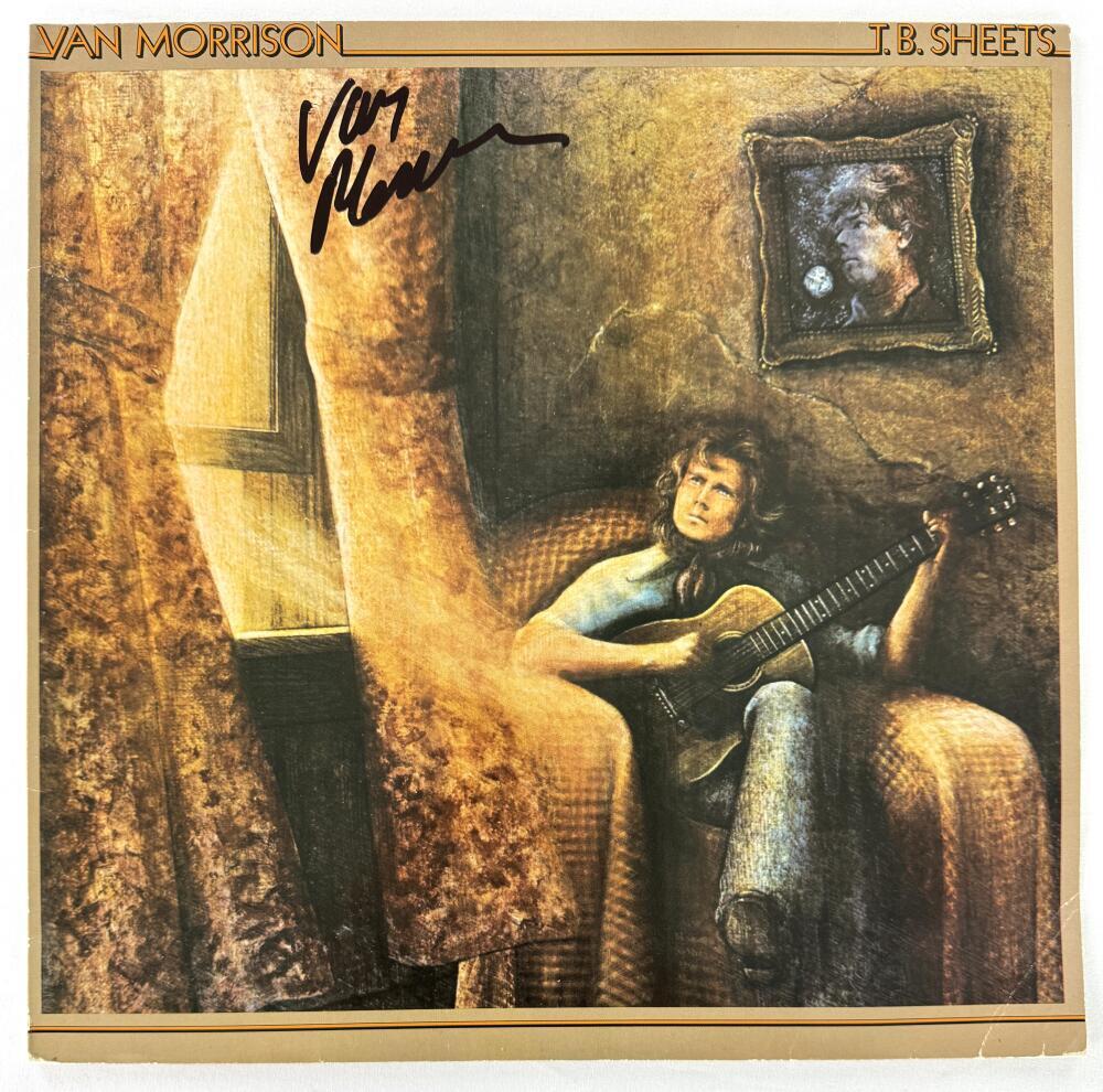 Van Morrison Signed Autograph Album Vinyl Record LP - T.B. Sheets w/ Beckett COA