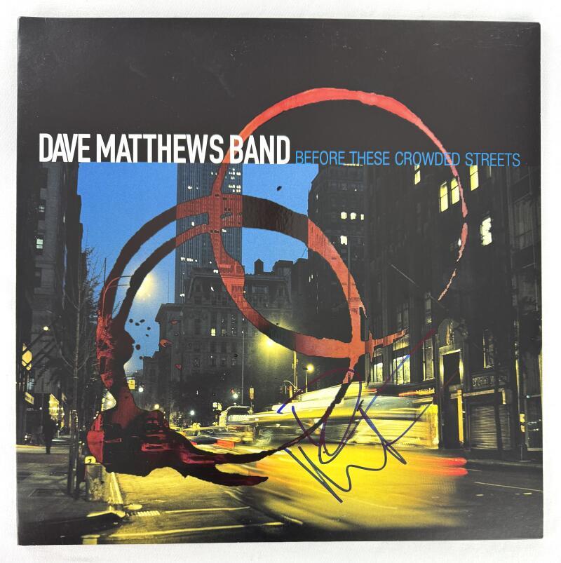 Dave Matthews Signed Autograph Album Vinyl Record LP - DMB Band BTCS Beckett COA