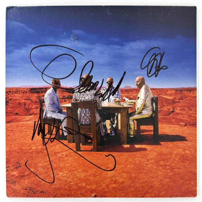 Muse Full Band Signed Autograph Album Record Black Holes and Revelations Beckett