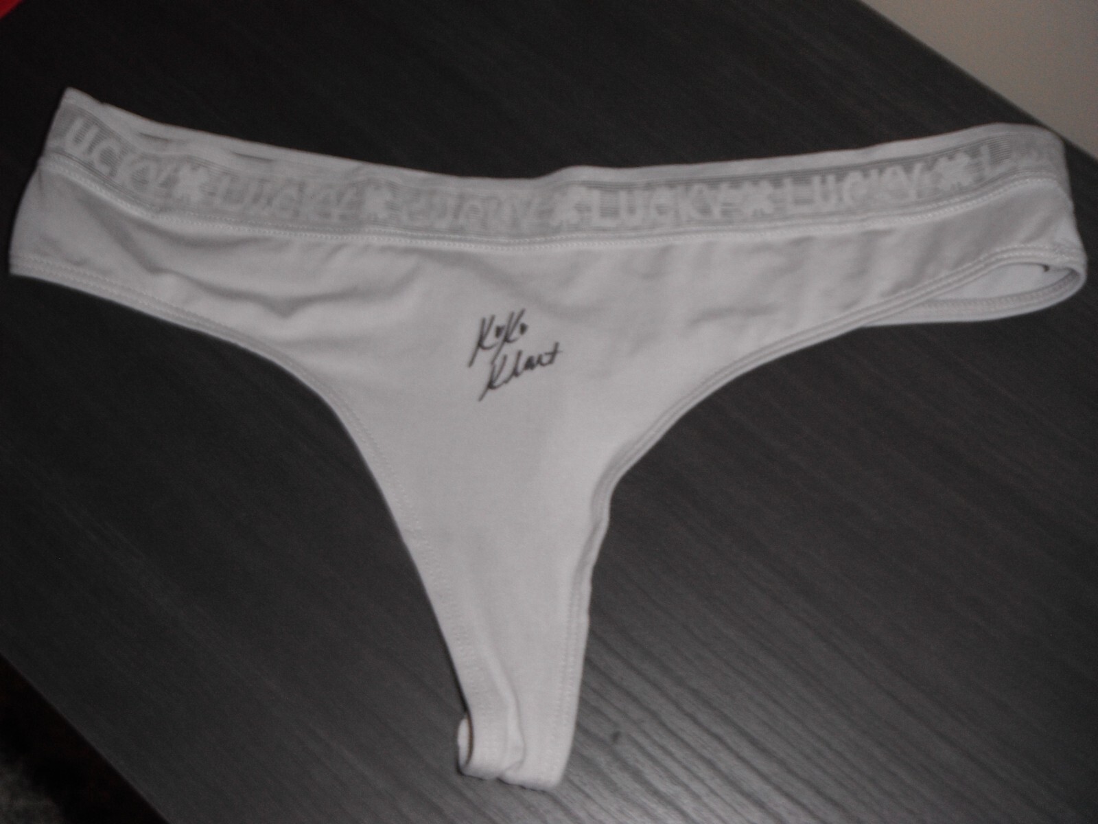 KIKI KLOUT SIGNED LUCKY BRAND PANTIES