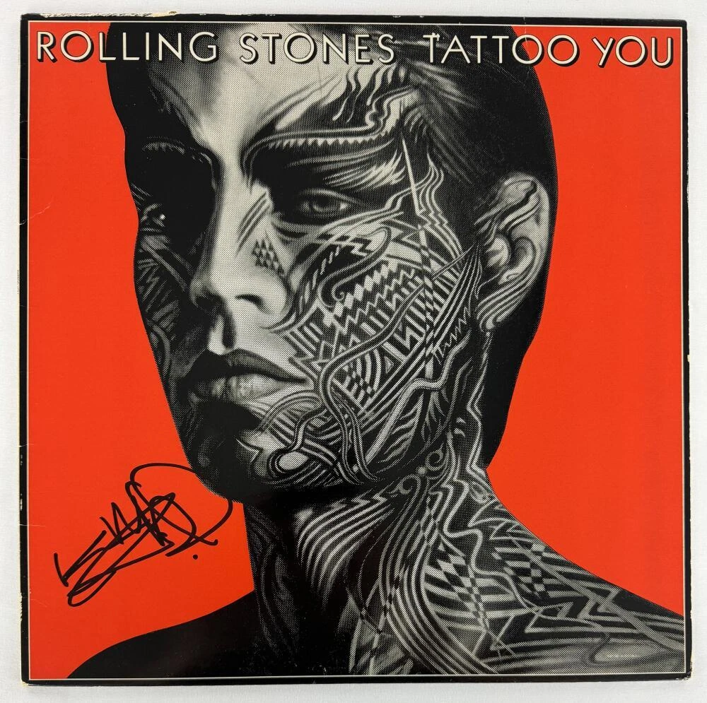 Keith Richards Rolling Stones Signed Autograph Vinyl Record - Tattoo You Beckett