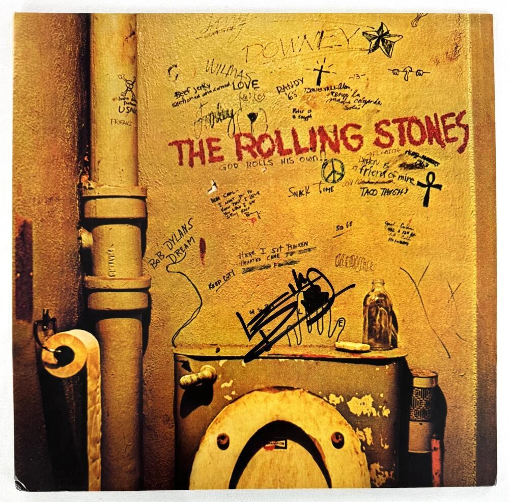 Keith Richards Signed Autograph Album Vinyl Record - Beggars Banquet Beckett COA