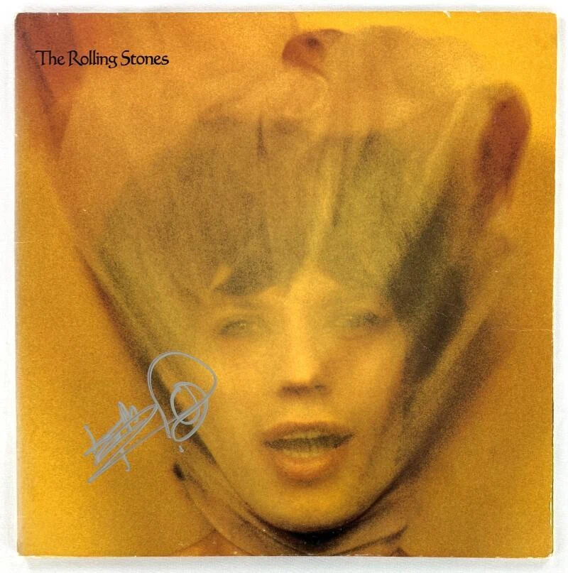 Keith Richards Rolling Stones Signed Autograph Album Record Goats Head Soup BAS