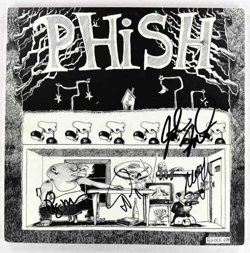 Phish Full Band x4 Signed Autograph Album Vinyl Record LP - Junta w/ JSA COA