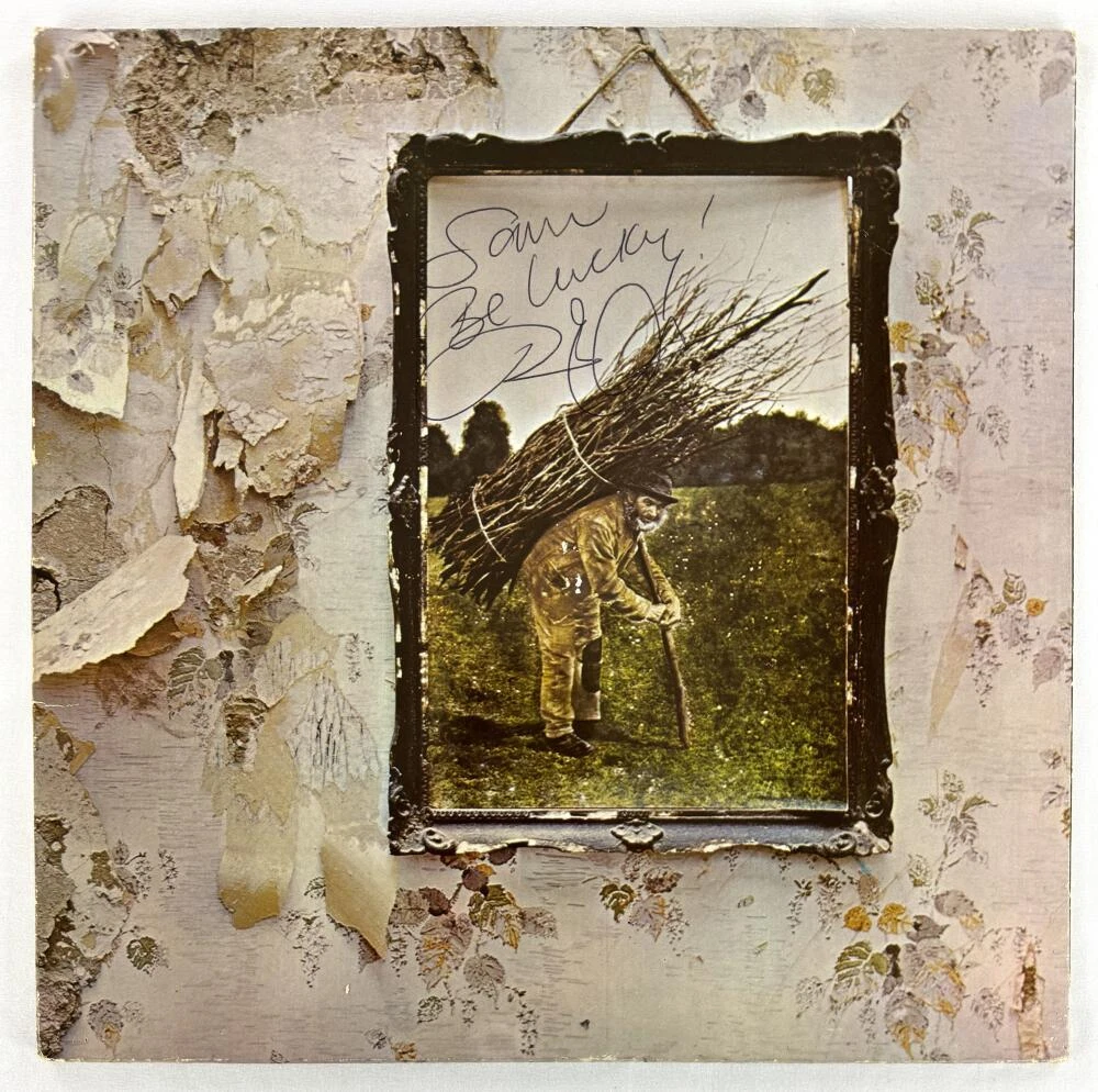 Robert Plant Signed Autograph Album Vinyl Record LP Led Zeppelin III w/ JSA COA