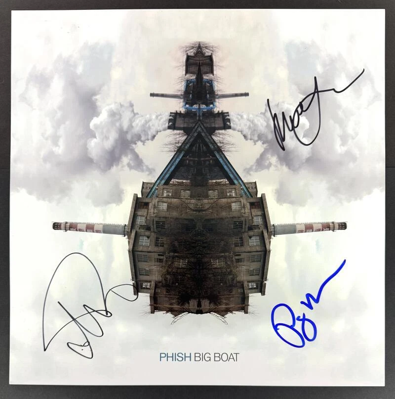 Phish Band Signed Autograph 12x12 Big Boat Album Flat Trey Anastasio Mike & Page